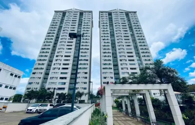 Apartamento 2/4 com suíte, varanda gourmet e vista livre na paralela