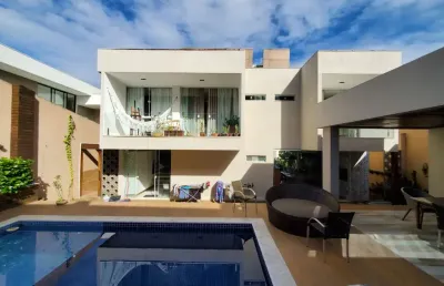 Luxuosa casa mobiliada com energia solar em alphaville 2, salvador - venda ou aluguel anual