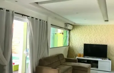 Casa mobiliada com vista deslumbrante para o encontro do rio com o mar – condomínio planeta água, barra do jacuípe