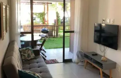 Apartamento garden - 3/4 com suíte - porteira fechada - itacimirim
