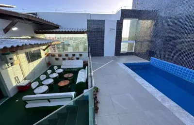 Cobertura duplex - 3 quartos sendo 2 suítes - lauro de freitas