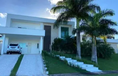 Mansão 5 quartos com 4 suítes - alphaville litoral norte ii