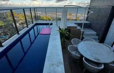 Apartamento cobertura - 3 quartos sendo 2 suítes - patamares