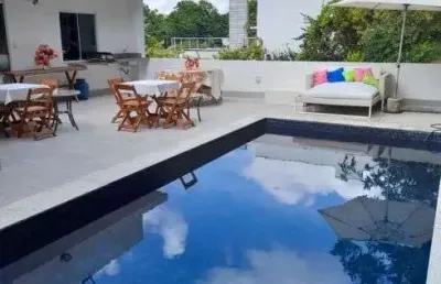 Casa luxuosa - 6 quartos sendo 4 suítes - alphaville 1