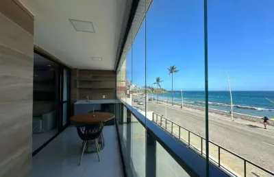 Apartamento alto padrão - quarto e sala - vista mar - barra