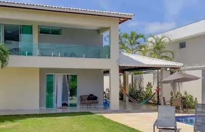 Casa em condomínio fechado com 4 quartos à venda na Rua Agulhão Do Canto Do Mar, 1, Guarajuba, Camaçari