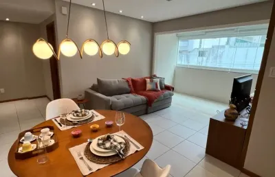 Lindo apartamento de 2/4, finamente decorado com 2 vagas na pituba