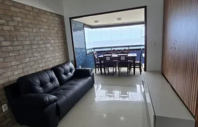 Belíssimo apartamento de 2/4 com suíte, vista mar definitiva