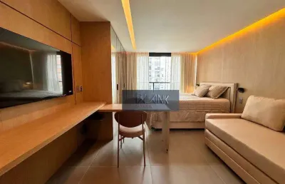 Studio com 1 dormitório para alugar, 30 m² por r$ 7.000,00/mês - itaim bibi - são paulo/sp