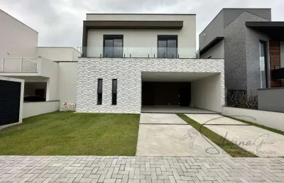 Sobrado á venda no condominio mosaico essence com 245m² e 5 súites/ mogi das cruzes sp