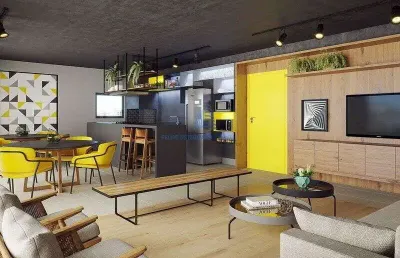 Apartamento no bairro trindade novo, 2 dormitórios, 2 suítes, lavabo e 1 vaga garagem