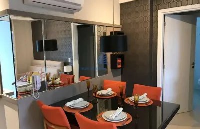 Apartamento alto padrão de 1 dormitório, finamente mobiliado e decorado, no bairro trindade, florianópolis/sc