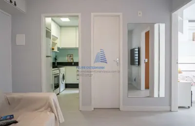 Apartamento no bairro itacorubi, 2 dormitórios, reformado e alugado por r$ 3.500,00 mensal