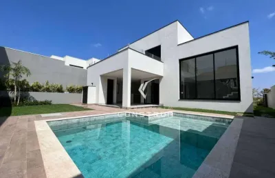 Casa com 4 dormitórios à venda, 360 m² por r$ 3.700.000,00 - alphaville dom pedro 3 - campinas/sp