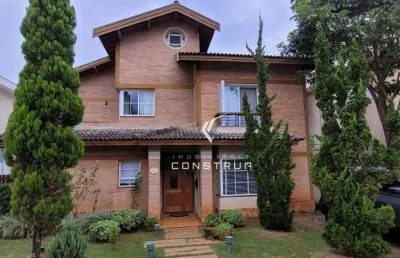 Casa estilo europeu - 4 suítes - alphaville dom pedro - campinas/sp