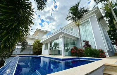 Casa para alugar, 470 m² por r$ 24.499,98/mês - alphaville dom pedro - campinas/sp