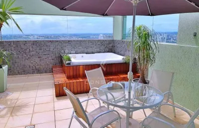 Linda cobertura - 190 m² - 3 quartos sendo 1 suíte - 3 vagas - taquaral - campinas, sp.