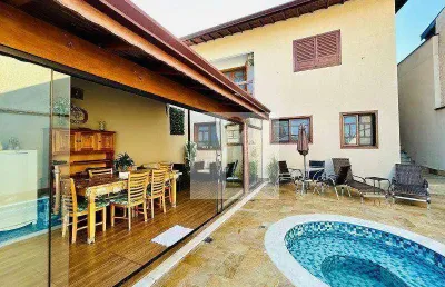 Casa em condomínio fechado com 4 quartos à venda na Rua Evaristo Júlio Cirilo Franceschini, 398, Sousas, Campinas