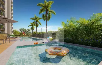 Apartamento com 2 dormitórios à venda, 42 m² por r$ 385.100 - uni mansões santo antônio - campinas/sp
