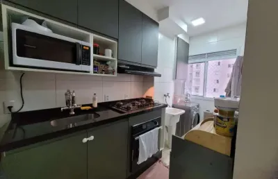 Apartamento para venda em poá, água vermelha, 2 dormitórios, 1 banheiro, 1 vaga