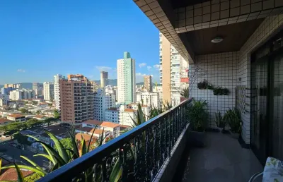 Apartamento com 4 quartos à venda na aparecida, santos , 165 m2 por r$ 1.280.000