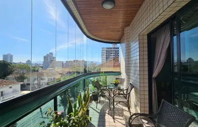 Apartamento com 3 quartos à venda no embaré, santos , 149 m2 por r$ 1.040.000