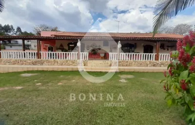 Chácara com 4 suítes salão de festas bairro da mina