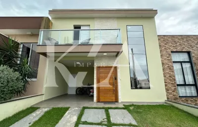 Imperdível casa em condomínio à venda em indaiatuba-sp, jardins do império! 3 quartos, 3 suítes, 2 salas, 4 banheiros, 2 vagas, 158m²!