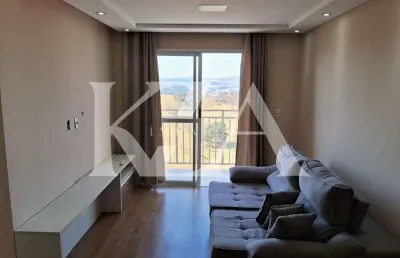 Aluguel de apartamento moderno em jundiaí-sp: 2 quartos, 2 salas, 1 banheiro e 1 vaga de garagem!