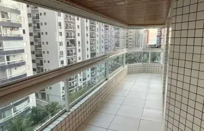 Apartamento para locação no canto do forte - 3 dormitórios, vista mar.