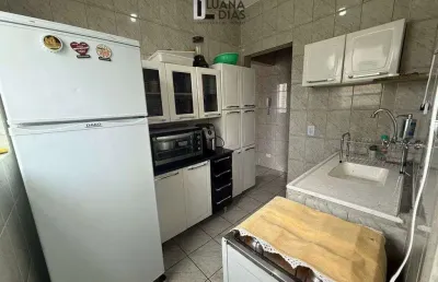Apartamento a venda no boqueirão 1 dormitório com elevador, 200 metros da praia.