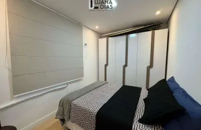 1 dormitório porteira fechada no boqueirão 150 metros da praia r$242.000,00