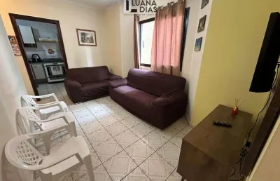 Apartamento a venda no canto do forte/pg - 1 dormitório, mobiliado.