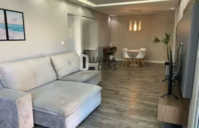 Apto alto padrão  3 dormitórios a venda no bairro guilhermina - praia grande/sp
