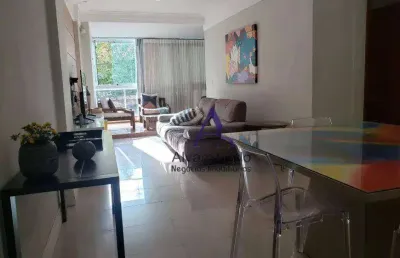 Apartamento com 3 dormitórios à venda, 120 m² por r$ 1.350.000,00 - mata da praia - vitória/es