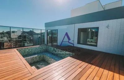 Cobertura com 3 dormitórios à venda, 196 m² por r$ 4.330.000,00 - praia do canto - vitória/es