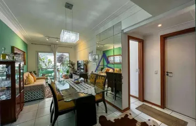 Apartamento com 2 dormitórios à venda, 80 m² por r$ 1.060.000,00 - praia da costa - vila velha/es
