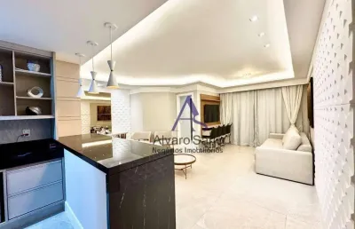 Apartamento porteira fechada, com 3 dormitórios à venda, 120 m² por r$ 1.845.000 - praia do canto - vitória/es