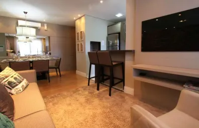 Apartamento com 3 quartos à venda na rua tobias de macedo júnior, 1138, santo inácio, curitiba, 56 m2 por r$ 681.600