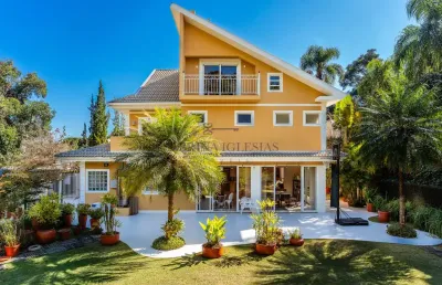 Casa em condomínio fechado com 4 quartos à venda na amadeu nico, 170, mossunguê, curitiba, 400 m2 por r$ 3.990.000
