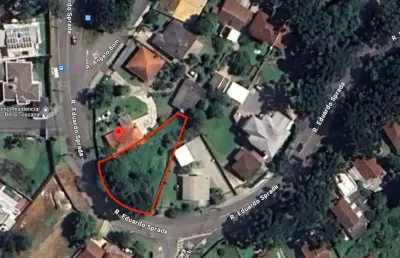 Terreno comercial à venda na rua eduardo sprada, 2750, campo comprido, curitiba, 721 m2 por r$ 990.000