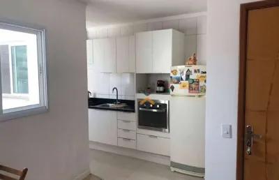 Cobertura à venda, 90 m² por r$ 380.000,00 - vila pires - santo andré/sp
