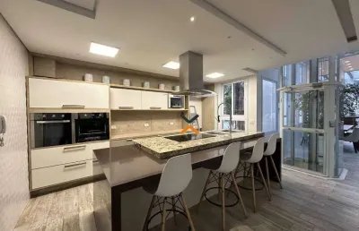 Cobertura com 3 dormitórios à venda, 220 m² por r$ 1.280.000,00 - campestre - santo andré/sp