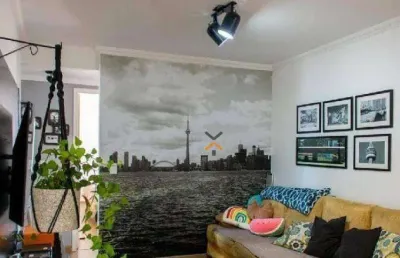 Apartamento com 3 dormitórios sendo 1 suíte, 2 banheiros, 2 vagas, na vila guiomar - santo andré.