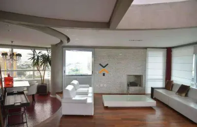 Apartamento duplex, 414 m² - venda por r$ 3.500.000,00 ou aluguel por r$ 22.650,00/mês - jardim - santo andré/sp