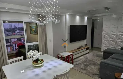 Apartamento com 3 dormitórios à venda, 82 m² por r$ 650.000,00 - vila guiomar - santo andré/sp