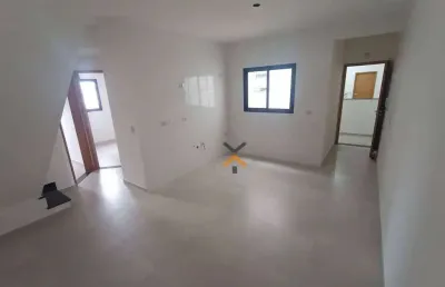 Cobertura com 2 dormitórios à venda, 86 m² por r$ 430.000,00 - vila linda - santo andré/sp