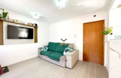 Cobertura com 2 dormitórios à venda, 98 m² por r$ 402.000,00 - vila camilópolis - santo andré/sp