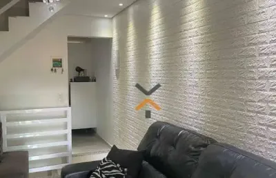 Sobrado à venda, 130 m² por r$ 639.000,00 - jardim santo antônio - santo andré/sp