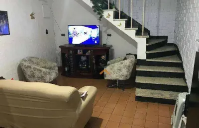 Sobrado à venda, 113 m² por r$ 350.000,00 - vila sacadura cabral - santo andré/sp